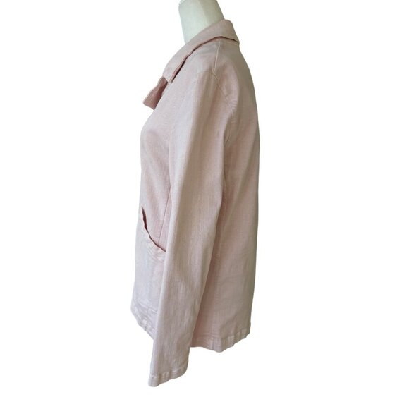 Frank & Eileen Belfast Peacoat Lightweight Jacket in Ballet Pink Size Small - Picture 5 of 15